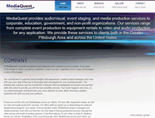 Tablet Screenshot of mediaquest.biz